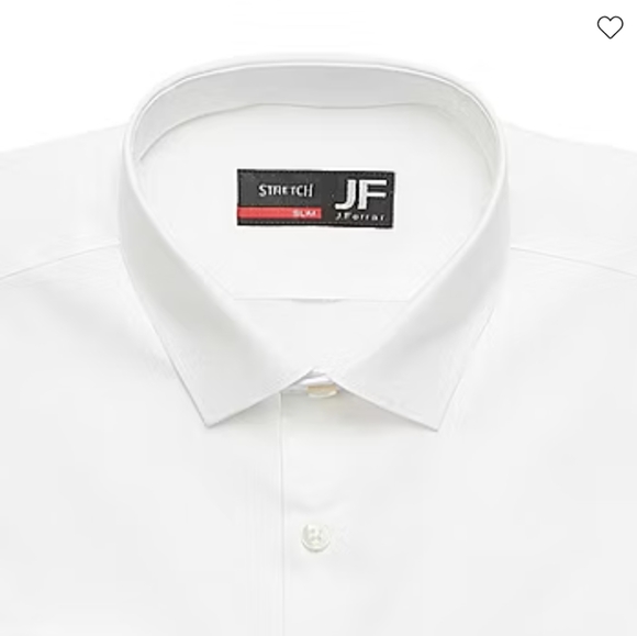 J. Ferrar Ultra Comfort Slim Fit Easy Care Stretch Fabric Long Sleeve DressShirt - Picture 3 of 5